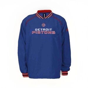 Vintage Adidas NBA Detroit Pistons Men’s L Pullover Jersey Shirt